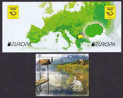 Macedonia 2016 Europa CEPT Think GREEN Fauna Birds Heron, Booklet MNH - Macedonia