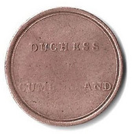 UK - Duchess Of Cumberland - Sentimental Token 1773-1774 - Other & Unclassified