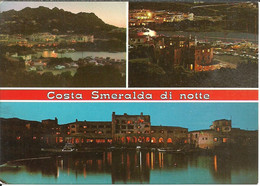 Costa Smeralda (Sardegna) Scorci Panoramici Notturni, Panoramic Views By Night, Vues Panoramiques La Nuit - Olbia