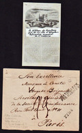 RUSSIE: Lettre Unique Du Consul De Russie: Dobell à Elseneur (Danemark) En 1844 Et Adressée Au Comte De Brignole - ...-1857 Préphilatélie
