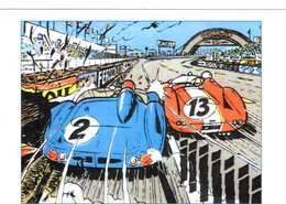 24 Heures Du Mans  -  Michel Vaillant  -  Carte Postale Modern - Le Mans