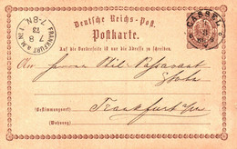 Allemagne Entier Postal Frankfurt A.M N°1 1873 - Enteros Postales