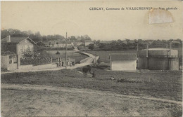 CERCAY - COMMUNE DE VILLECRESNES -VUE GENERALE - ANNEE 1911 - Andere & Zonder Classificatie