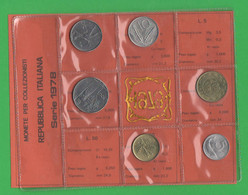 Repubblica Italia Serie 1978  Monete Da 5 10 20 50 100 200  Lire - Set Fior Di Conio
