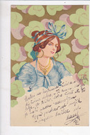 TH2681  --   E. LOFFLER - LOVATI  Pinx.  --   GIRL  --  1902  --  ART NOUVEAU  --  JUGENDSTIL - Loeffler