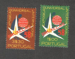 PORTUGAL    1958: Michel862-3 Mnh** - Unused Stamps