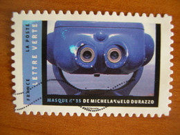 France  Obl   N° 1405 Tache Bleue - Usados