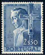 Portugal - 1954 - Father Manuel Nobrega / S. Paulo City - MNH - Unused Stamps