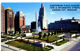 USA Kansas City Missouri 1963  Auditorium Plaza Garage & Park  Wyandotte Streets - Kansas City – Missouri