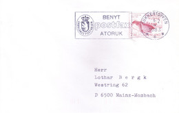 GREENLAND : SPECIAL CANCELLATION, POSTAL MARKING : 01 FEBRUARY 1983 : BENYT POSTFAX ATORUK - Brieven En Documenten