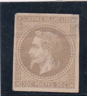 FRANCE -COLONIES GENERALES - TYPE NAPOLEON III - 30 C BRUN GRIS - N° 9 - NEUF - Napoleone III