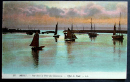 CPA 29 BREST - Vue Dans Le Port Du Commerce - Effet De Nuit - LL 37 - Réf. E 93 - Brest