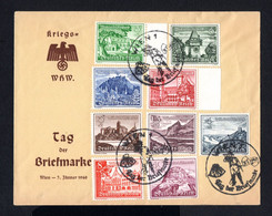 S3864-GERMAN EMPIRE-Third Reich.MILITARY NAZI COVER STAMP DAY Wien.1940.WWII.DEUTSCHES REICH.Enveloppe MILITAIRE. - Covers & Documents