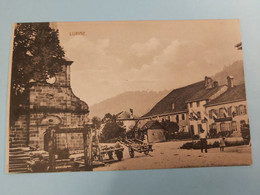 88 - LUBINE - Vosges - L'église Et La Rue Principale Début 1900 - Provencheres Sur Fave
