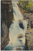 New Hampshire White Mountains Cascade Of The Flume 1941 - White Mountains