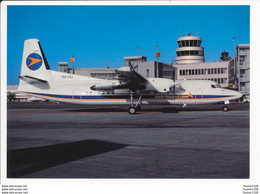CPM - AVION Euro Hopper.com Fokker 50 Ph Jxj C/n 20232 ( Aéroport / Tour De Contrôle ) At Dusseldorf 2003 ( Recto Verso - 1946-....: Modern Era