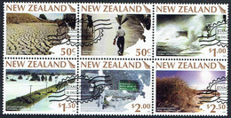 New Zealand 2008 Extreme Weather Block Of 6 NZ Post Special Issue For Points Members U - Usados