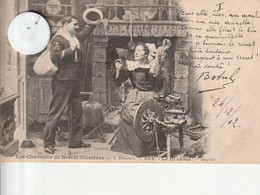 29 -  Carte Postale Ancienne De  LES CHANSONS DE BOTREL    Le Fil  Cassé - Personnages