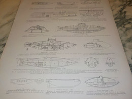 LES PROGRES DE LA NAVIGATION SOUS MARINE  1899 - Boats