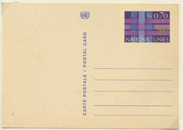 NU Genève - Vereinte Nationen Entier Postal 1977 Y&T N°EP1977-02 - Michel N°GZS1977-02 *** - 70c Entrecroisement - Cartas & Documentos