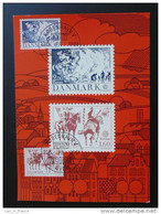 Cheval Horse WIPA 1981 Slania Carte Maximum Maxi Card Danemark Denmark - Cartes-maximum (CM)