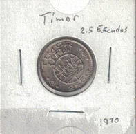 Timor 2$50 2.5 Escudos 1970 High Grade - Timor