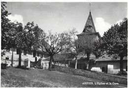 VAUD ARZIER - L'Eglise Et La Cure - Deriaz Baulmes No: 7928 - Voyagé - Arzier-Le Muids