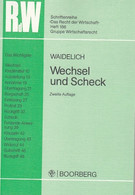 Wechsel Und Scheck - Rechten