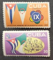 SP) 1965 CUBA, IX WORLD YOUTH FESTIVAL IN ALGIERS, HIGH VALUE EDIFIL, MNH - Andere & Zonder Classificatie