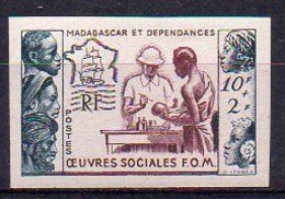 Madagascar N° 320 Neuf * - Non Dentelé - Cote 28€ - Unused Stamps