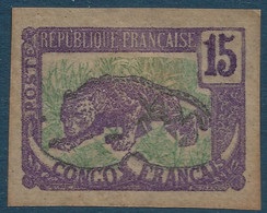 Colonies France Congo N°32a (  ) Non Dentelé  Sans Gomme Comme Souvent TB - Neufs