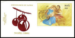 FDC (BL49) - Noël / Kerstmis / Weihnachten / Christmas - 1981 - ZAÏRE - 1980-1989