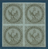 Colonies France Aigle Imperial N°1** Bloc De 4 Fraicheur Postale TTB - Aigle Impérial