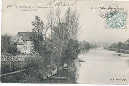 95 - JOUY -LE -MOUTIER -LE RESTAURANT DU GOUJON DE L'OISE . - Jouy Le Moutier