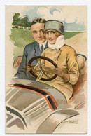 Illustrateur.Meunier Suzanne. Couple Romantique En Automobile - Meunier, S.