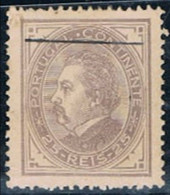 Portugal, 1885, # 54 Dent. 13 1/2, Reimpressão, MNG - Unused Stamps