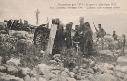 La Guerre Balkanique 1912 - L'Artillerie Serbe Bombarde Lyeche - Otras Guerras