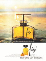 PUB PARFUM " FIDJI  " De " GUY LAROCHE   " 1968  ( 1 ) - Ohne Zuordnung