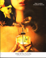 PUB PARFUM " FIDJI  " De " GUY LAROCHE   " 1981  ( 2 ) - Non Classificati