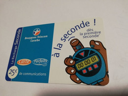 Caribbean Phonecard St Martin French Caribbean ANTILLES FRANCAISES RECHARGE BOUYGUES  25 EURO   **6680 ** - Antillen (Frans)