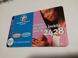 Caribbean Phonecard St Martin French Caribbean ANTILLES FRANCAISES RECHARGE BOUYGUES  15 EURO   **6684 ** - Antillen (Französische)