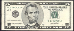 USA 5 Dollars 2003A L  - XF # P- 517b < L12 - San Francisco CA > - Federal Reserve Notes (1928-...)