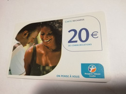 Caribbean Phonecard St Martin French Caribbean ANTILLES FRANCAISES RECHARGE BOUYGUES  20 EURO  ** 6688 ** - Antille (Francesi)