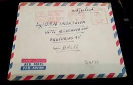 Egypt 1970 , A Cover Sent By An Egyptian In Cairo  To Switzerland But No Egypt Stamp Or Cancel, Sent From Germany .dolat - Briefe U. Dokumente