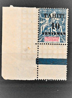 Tahiti Timbre Des Colonies Oceanie   10c Sur 15 Bleu Variete - Nuovi