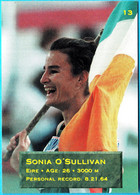 SONIA O'SULLIVAN - IRELAND (3000 M) - 1995 WORLD CHAMPIONSHIPS IN ATHLETICS Trading Card * Athletisme Athletik Atletica - Trading Cards