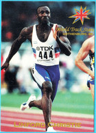 LINFORD CHRISTIE - GREAT BRITAIN (100m) 1995 WORLD CHAMPIONSHIPS IN ATHLETICS Trading Card Athletisme Athletik Atletica - Tarjetas