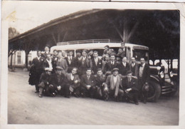Photo De Particulier Circa 1933 Autobus Bus Car Modèle A Identifier E  Réf 12756 - Auto's
