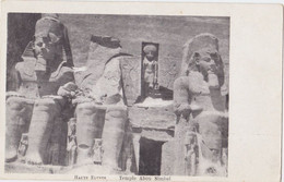 CPA ABU SIMBEL TEMPLE, STATUES - Abu Simbel Temples