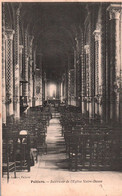 8158  POITIERS  INTERIEUR DE L EGLISE NOTRE DAME    (scan Recto-verso) 86 Vienne - Poitiers